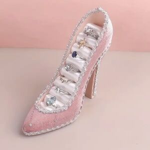 Fabric High Heel Ring Display/Holder-NIB